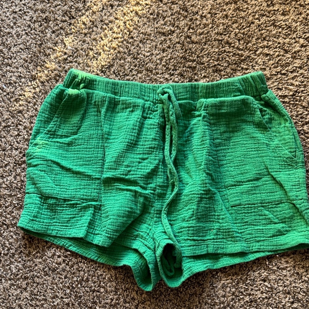 Green Women's Shorts